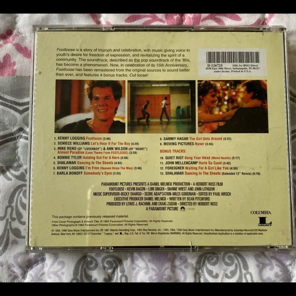 Footloose CD - Picture 2 of 5